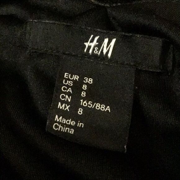 H&M Black Leopard Print Lightweight Tank Dress - Picture 10 of 11